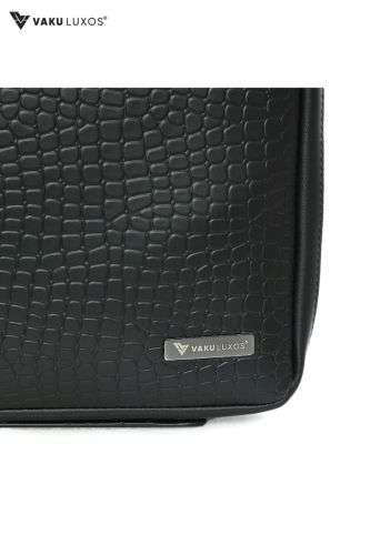 Vaku Luxos DA VALENCIA CROCO SERIES Macbook 13"|16" Sleeve - Black