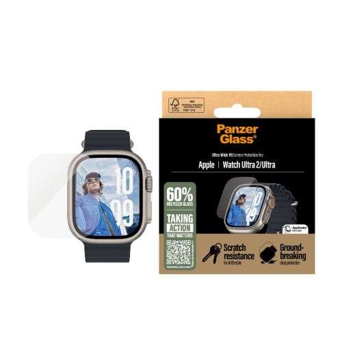 PanzerGlass® Screen Pro tector Apple Watch Ultra '24 | Ultra-Wide Fit