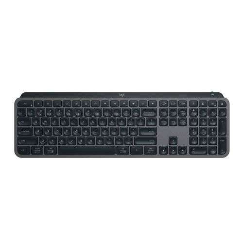 Logitech MX Keys S Wireless Keyboard, Low Profile, Fluid Precise Quiet Typing, Programmable Keys, Backlighting, Bluetooth, USB C Rechargeable