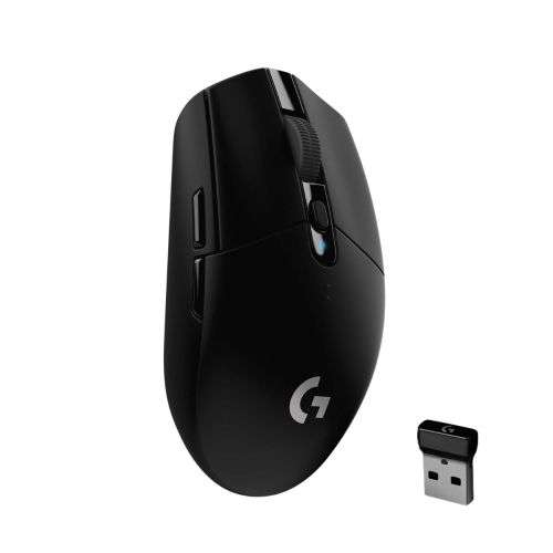 Logitech G304 Lightspeed Wireless Gaming Mouse, Hero Sensor, 12,000 DPI, Lightweight, 6 Programmable Buttons, 250h Battery Life