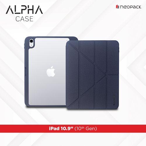 Neopack Alpha Case with Pencil Holder for iPad 10.9", Fits: 10th Gen. (Navy Blue)