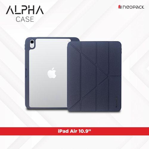 Neopack Alpha Case with Pencil Holder for iPad Air 10.9", Fits: All Gen. (Navy Blue)