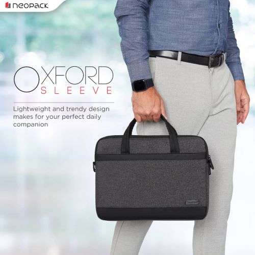 Neopack Oxord Sleeve Bag for Upto 16.2" Macbooks (Black)