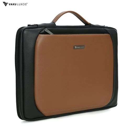 Vaku Luxos LA Romani Bag for Macbook 13"|14" - Camel/BLK