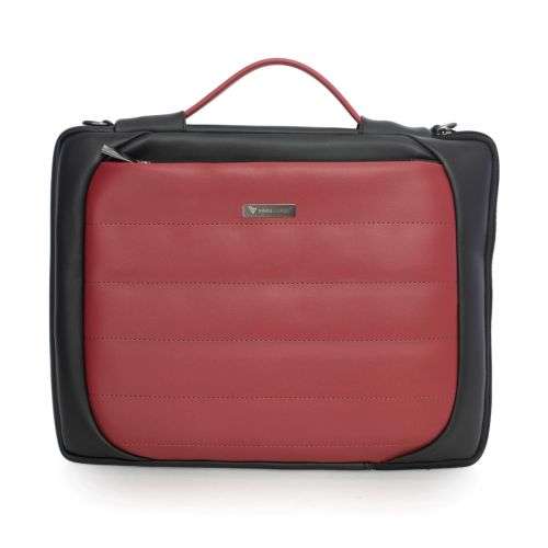 Vaku Luxos Lasa Chivelle Premium Collection Sleeve for Macbook 13"|14" with Strap highly durable - Black/Red