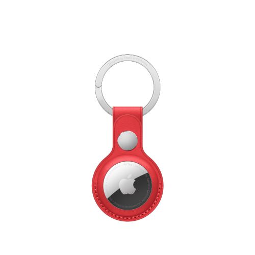 AirTag Leather Key Ring - (PRODUCT)RED