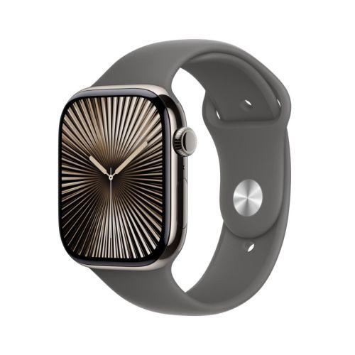 Apple Watch Series 10 GPS-Cellular 46mm Titanium Case Sport Band