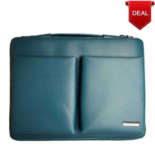 Vaku Luxus DA VALENCIA Multi Pocket Laptop Bag with Strap for Macbook 14"