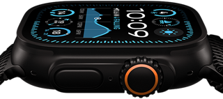 Profile angle of Apple Watch Ultra 2